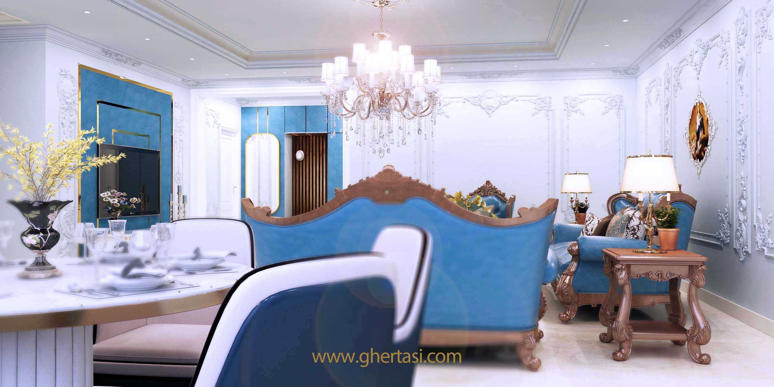 واحدهای مسکونی پروژه برجهای دوقلوی مهتاب