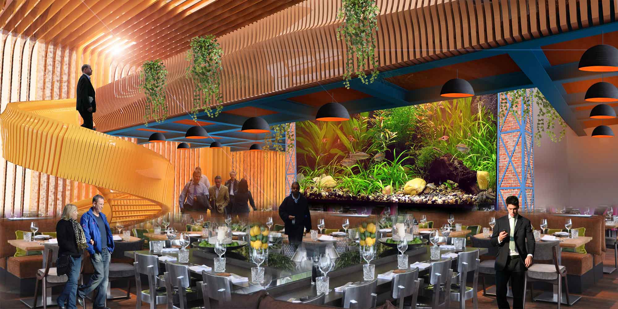 طراحی داخلی رستوران آقای خدادوست